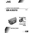 JVC GR-AX670EG Instrukcja Obsługi