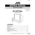 JVC AV27F702/S Instrukcja Serwisowa