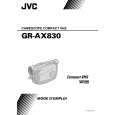 JVC GR-AX830U(C) Instrukcja Obsługi