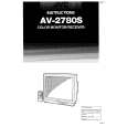 JVC AV-2780S Instrukcja Obsługi