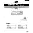 JVC KDGS40 Instrukcja Serwisowa