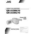 JVC GR-AXM270U Instrukcja Obsługi