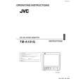 JVC TM-A101G/E Instrukcja Obsługi