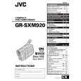 JVC GR-SXM920US Instrukcja Obsługi
