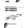 JVC GR-AXM650U(C) Instrukcja Obsługi