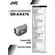 JVC GR-AX475EK Instrukcja Obsługi