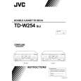 JVC TD-W254BKJ Instrukcja Obsługi