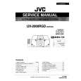 JVC UX2000RGD Instrukcja Serwisowa