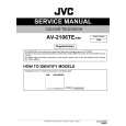 JVC AV-21T16 Instrukcja Serwisowa
