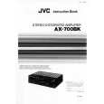 JVC AX700BK Instrukcja Obsługi