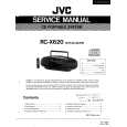 JVC RCX620 Instrukcja Serwisowa