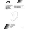 JVC SP-DW103E Instrukcja Obsługi