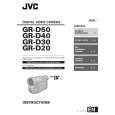 JVC GR-D40EZ Instrukcja Obsługi