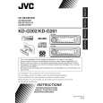 JVC KD-G207EE Instrukcja Obsługi