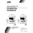 JVC MX-G500UA Instrukcja Obsługi