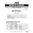 JVC AV27F702/AS Instrukcja Serwisowa
