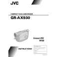 JVC GR-AX930U Instrukcja Obsługi