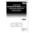 JVC TD-W304 Instrukcja Obsługi
